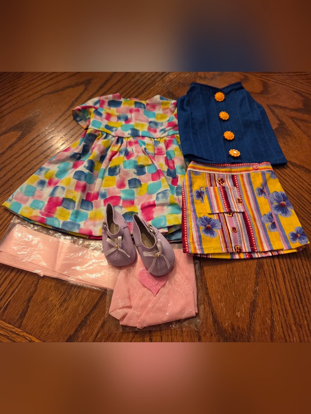 Doll Clothes 18" 6 Piece w/ Shoes Dolls NOT included